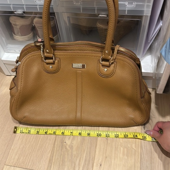 Cole Haan Leather double strap work bag. Leather tassel included - Picture 5 of 7